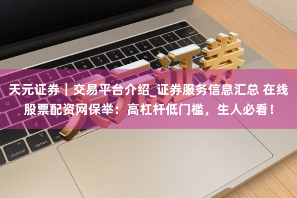天元证券｜交易平台介绍_证券服务信息汇总 在线股票配资网保举：高杠杆低门槛，生人必看！